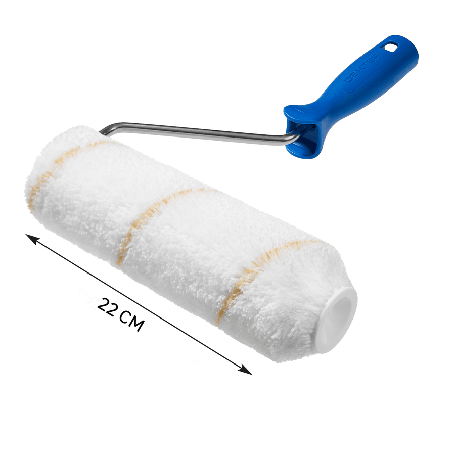 Dexter paint roller for rough walls, 44 mm diameter, 22 cm long