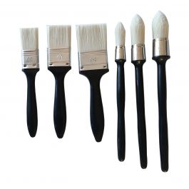 KIT 6 GENERAL BRUSHES BAND 15/21/25MM AND 3 FLAT BRUSHES 30/40/50MM
