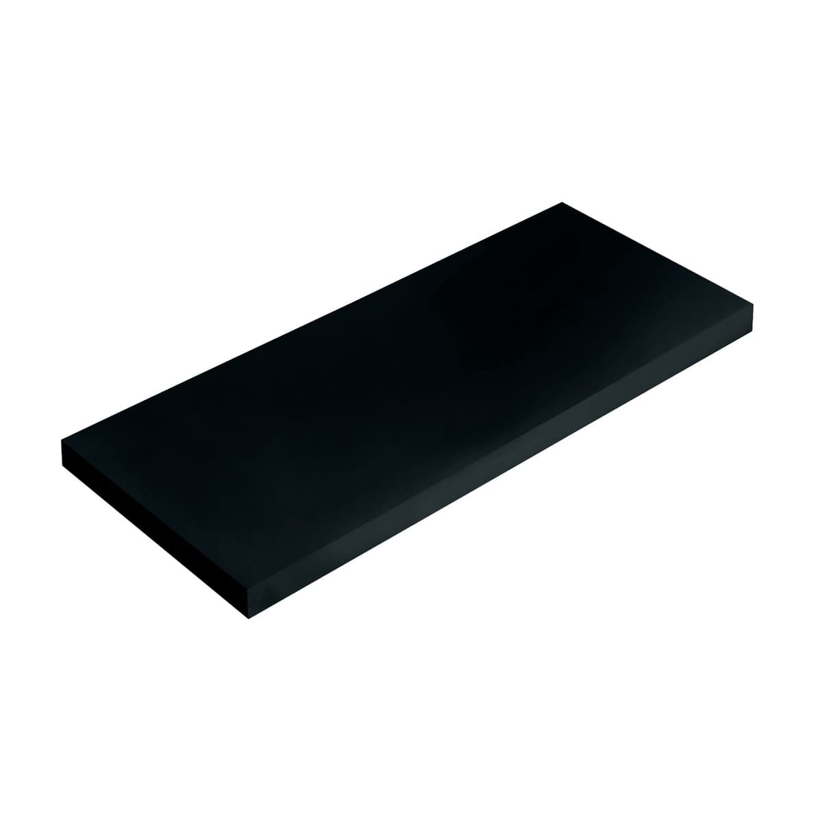 Bricocenter MENSOLA L56xP20xH1.8CM IN LEGNO COLORE NERO