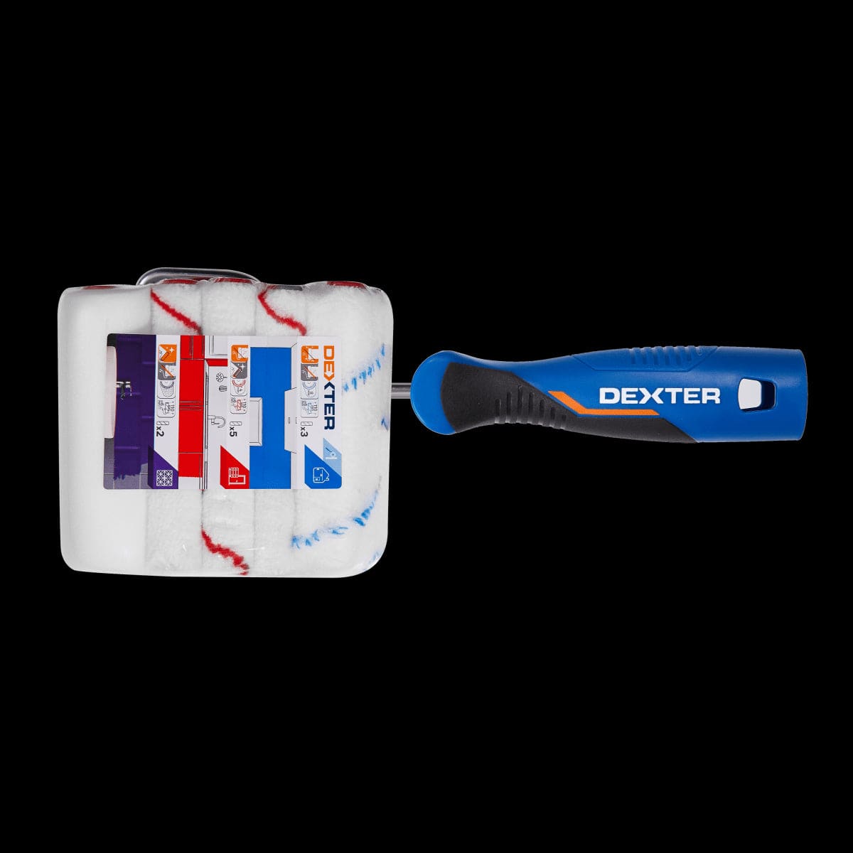 Bricocenter DEXTER MINI ROLLER HANDLE+MIX 10 REFILLS KIT
