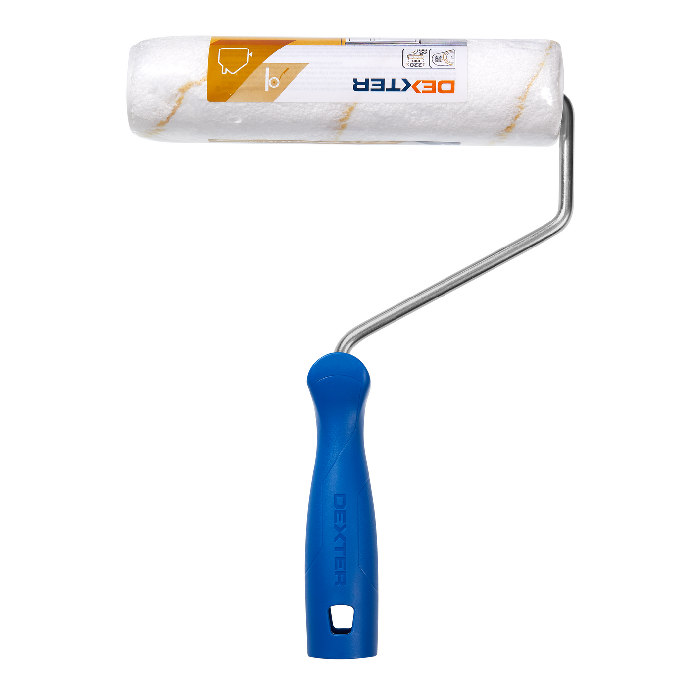 Dexter paint roller for rough walls, 44 mm diameter, 22 cm long
