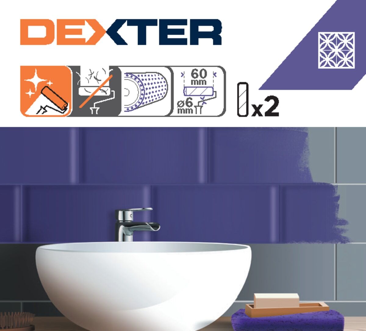 2 X DEXTER RESIN REFILLS 6 CM