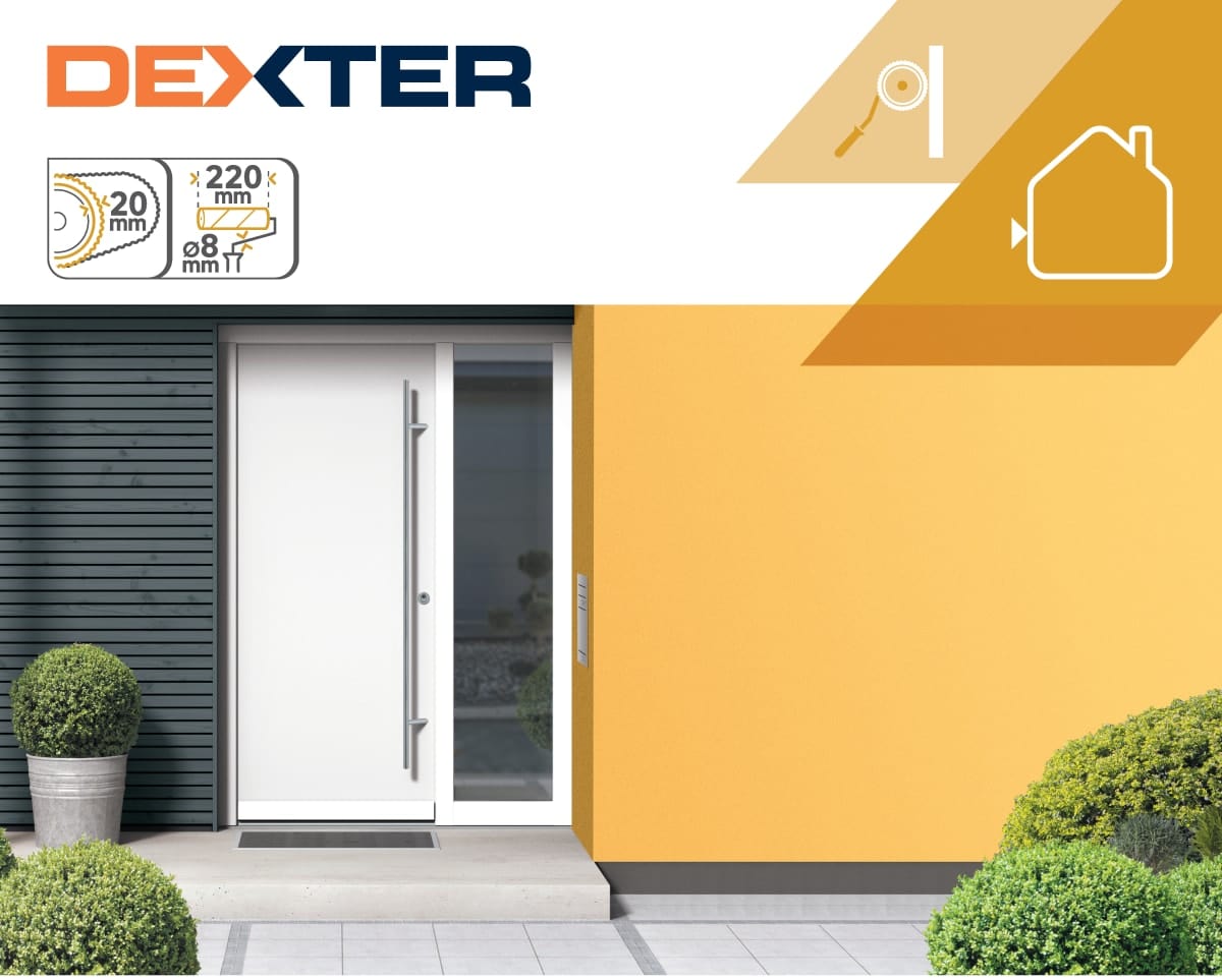 Bricocenter ROUGH WALL ROLLER (FOR FACADES) DEXTER 22CM