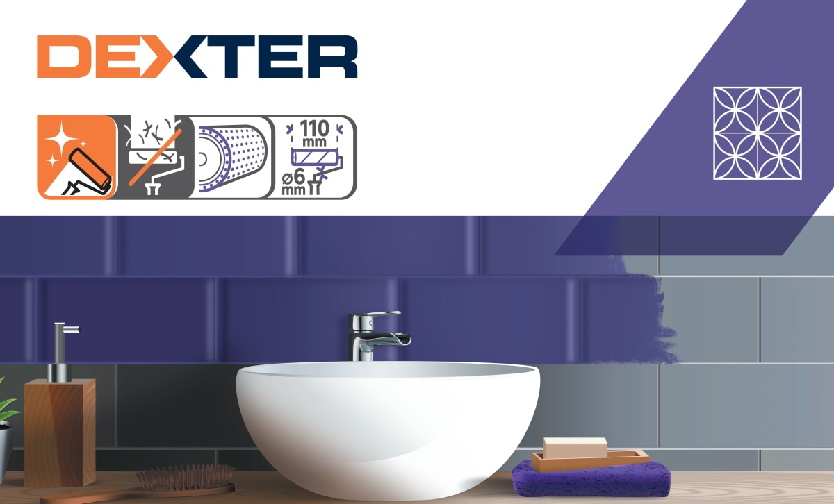 MINI RULLO X RESINE DEXTER   11 CM