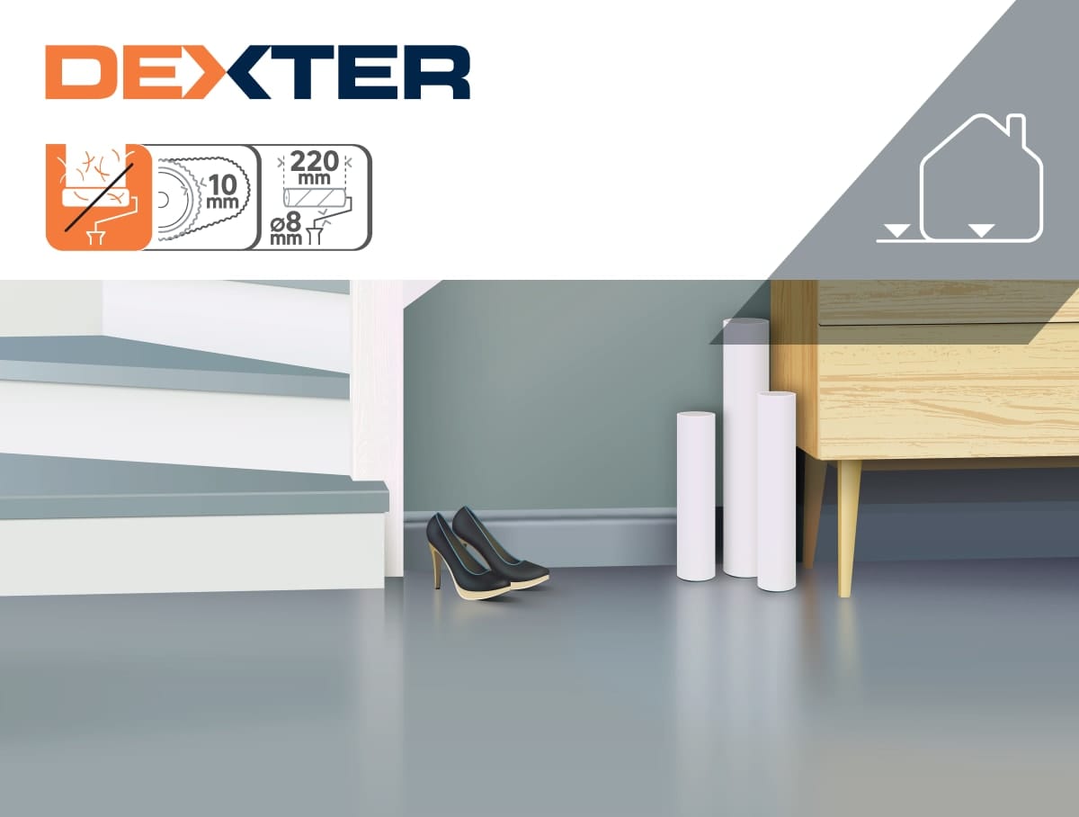 Bricocenter DEXTER GROUND ENAMEL ROLLER 22 CM