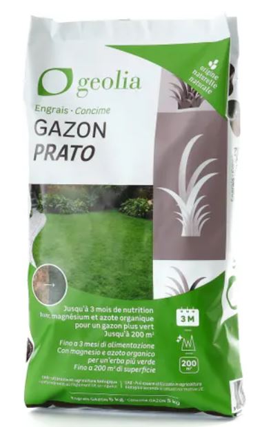 GEOLIA BIO LAWN GRANULATED FERTILISER 5 KG