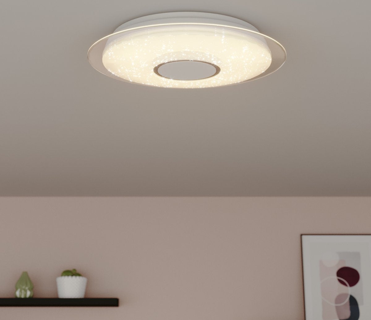 VIZZINI CEILING LIGHT WHITE D40 LED 25W CCT DIMMABLE
