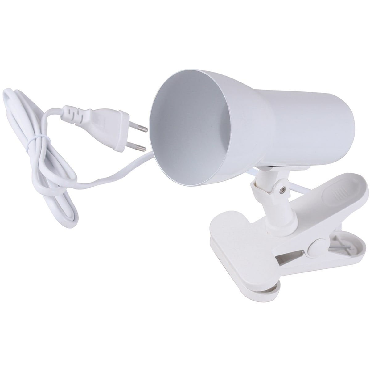 DODO STUDIO LAMP METAL WHITE H15 E27=40W WITH CLAMP