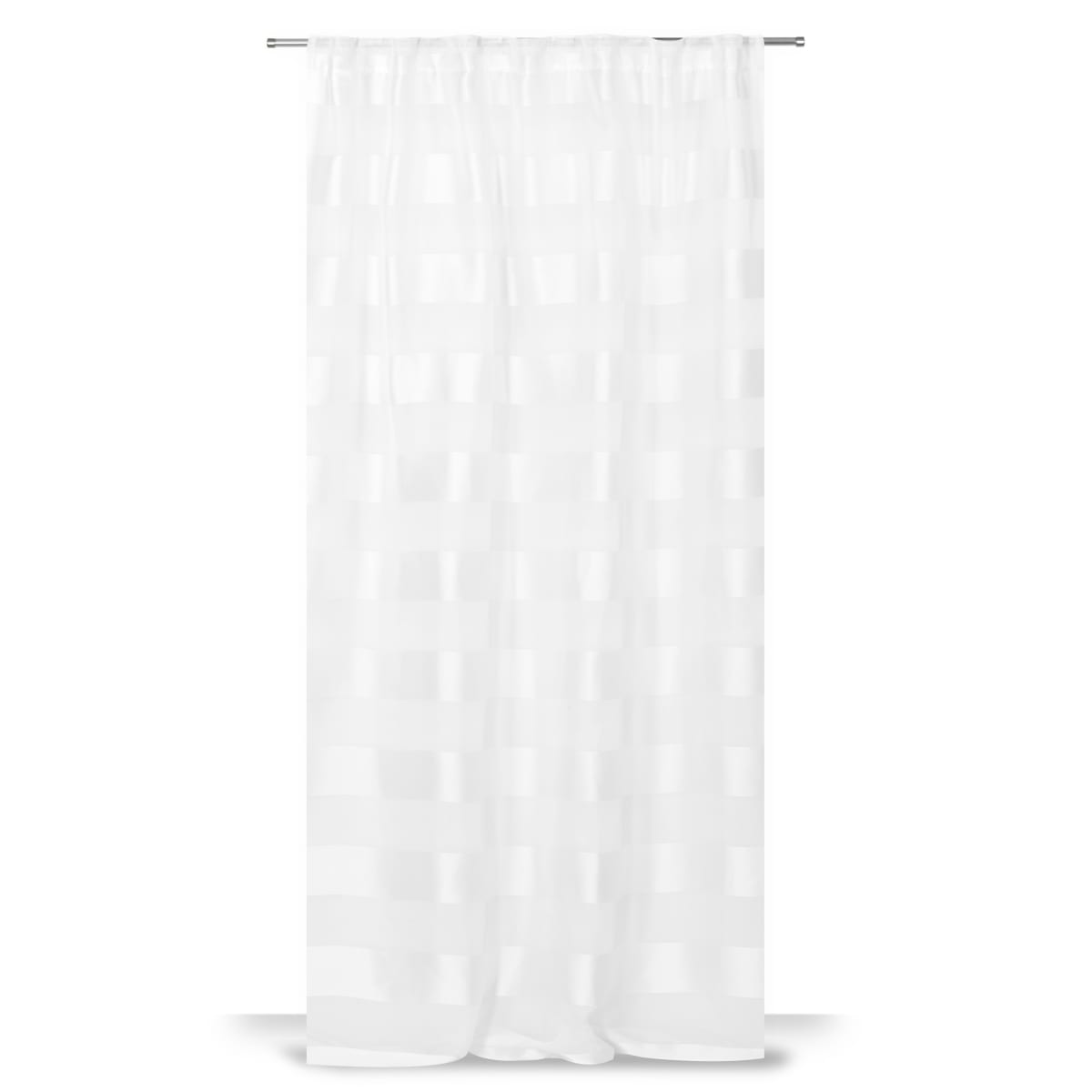 Bricocenter MARYLINE WHITE FILTER CURTAIN 140X280CM WEBBING AND CONCEALED HANGING LOOP