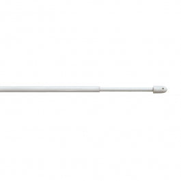 BERLIN SCREW CURTAIN ROD EXTENDABLE 60/80 WHITE