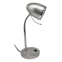 STUDIO LAMP NAE METAL AND PLASTIC SILVER H36 E27=30W METAL AND PLASTIC SILVER