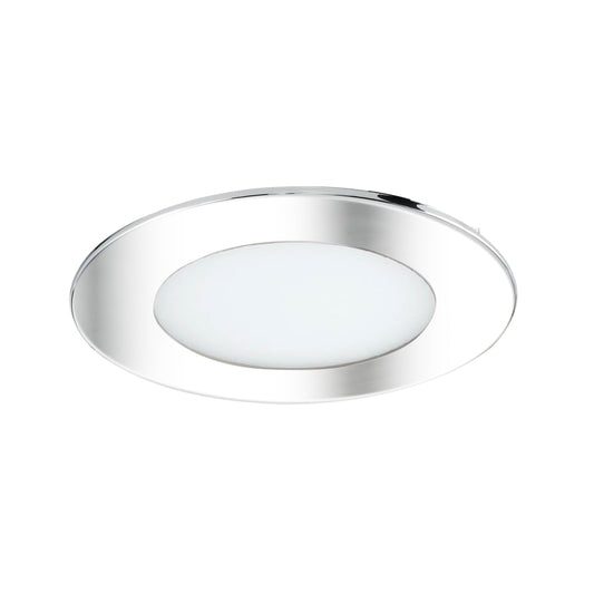 RECESSED SPOTLIGHT BATH ALUMINUM SILVER D10.8 LED 9W WARM AND NATURAL LIGHT DIMMABLE IP44