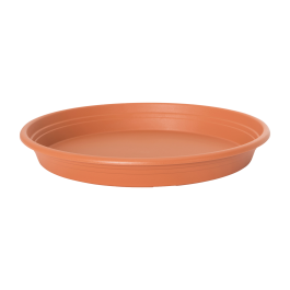 ROUND SAUCER PARIS CM 25 TERRACOTTA