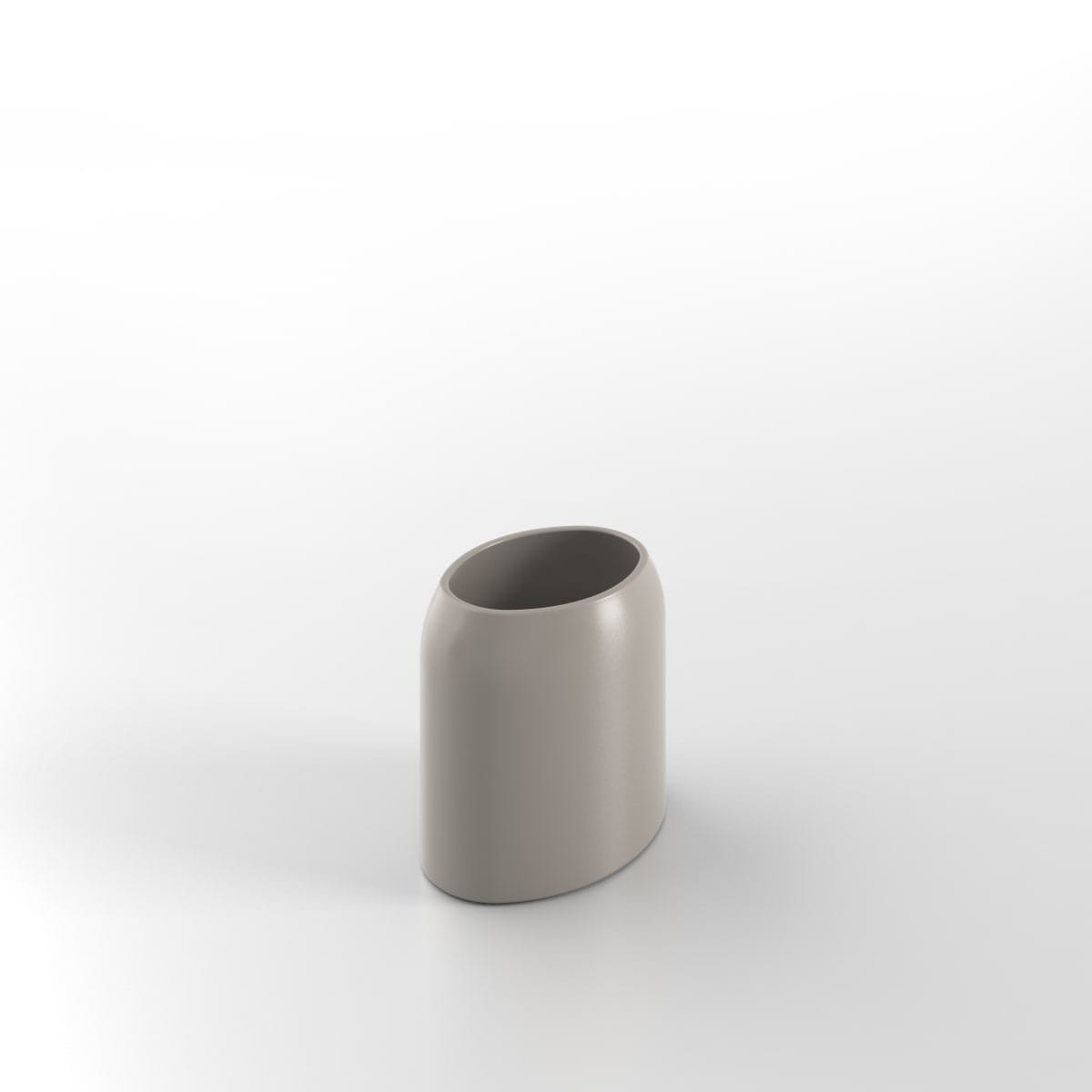 BIRD TOOTHBRUSH HOLDER - DOVE GREY