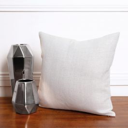 DARIO WHITE CUSHION 45X45 CM