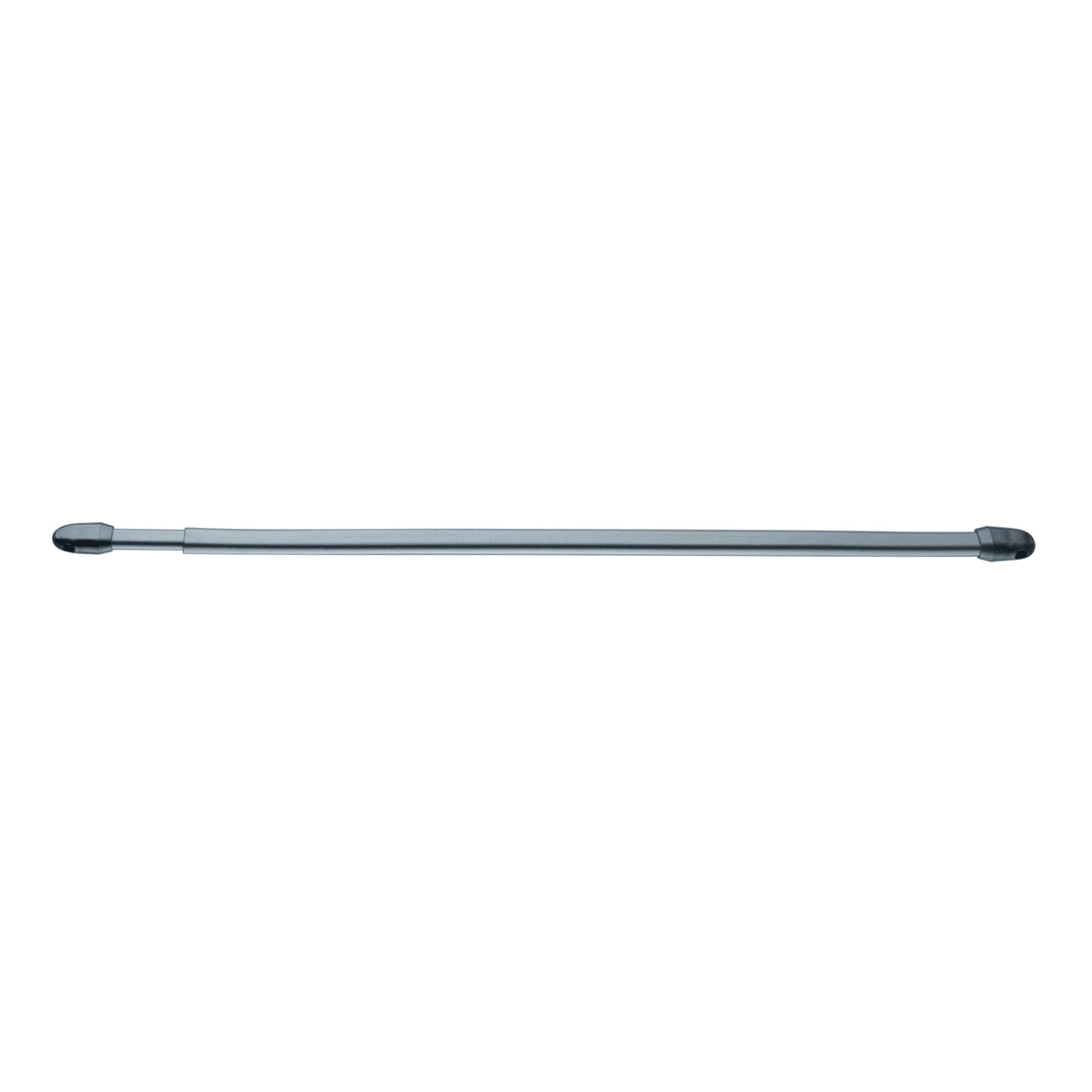 ZURICH CURTAIN ROD WITH EXTENDABLE SCREW 80/110 SILVER