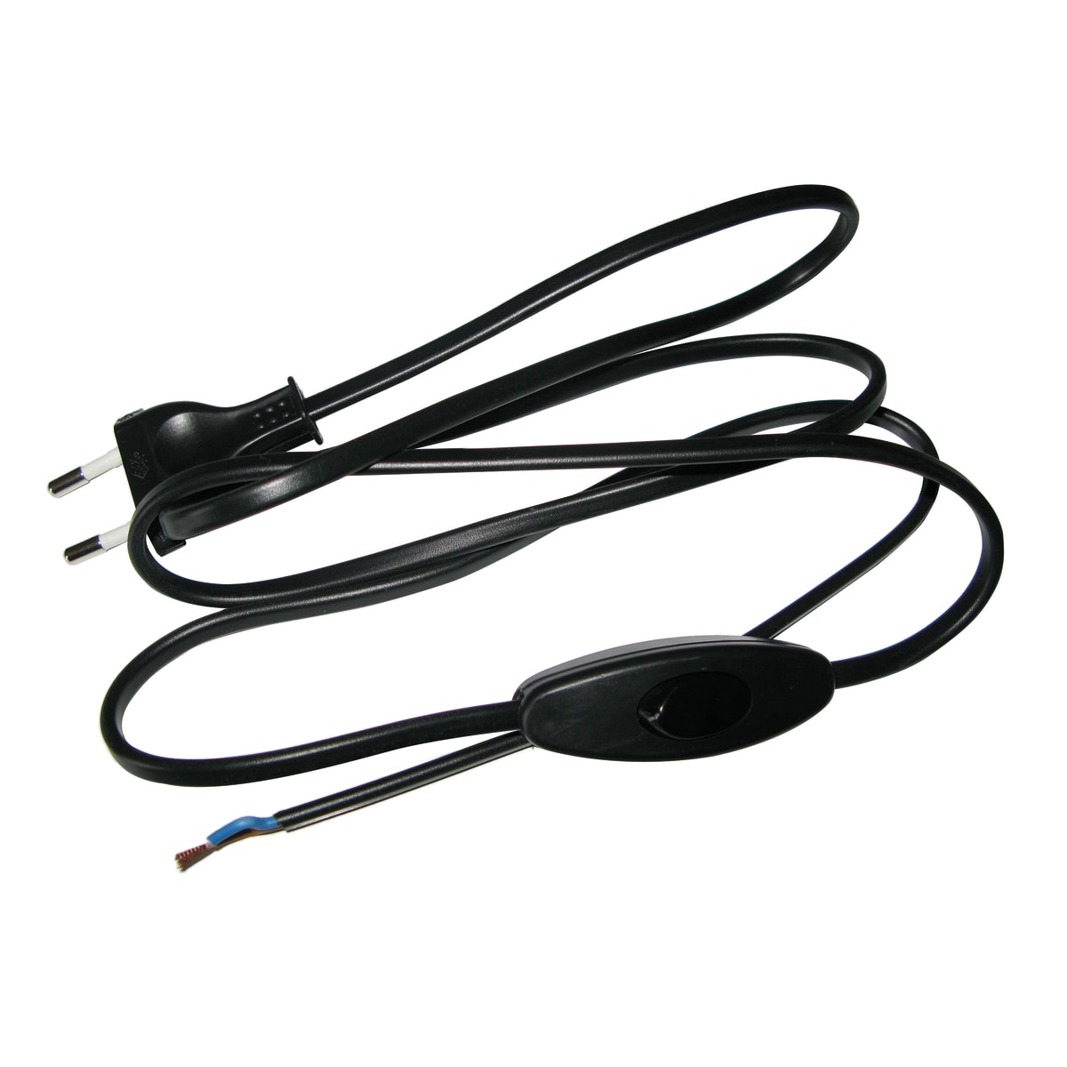 CABLE WITH BLACK PVC SWITCH 150MM