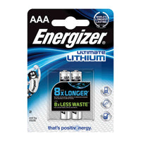 2 AAA ULTIMATE LITHIUM 1.5V MINISTYL BATTERIES - best price from Maltashopper.com BR420005319