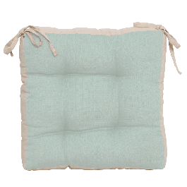 CHAIR COVER LEYA SAGE 40X40X7CM COTTON