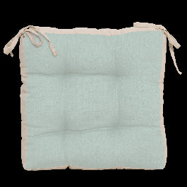 CHAIR COVER LEYA SAGE 40X40X7CM COTTON