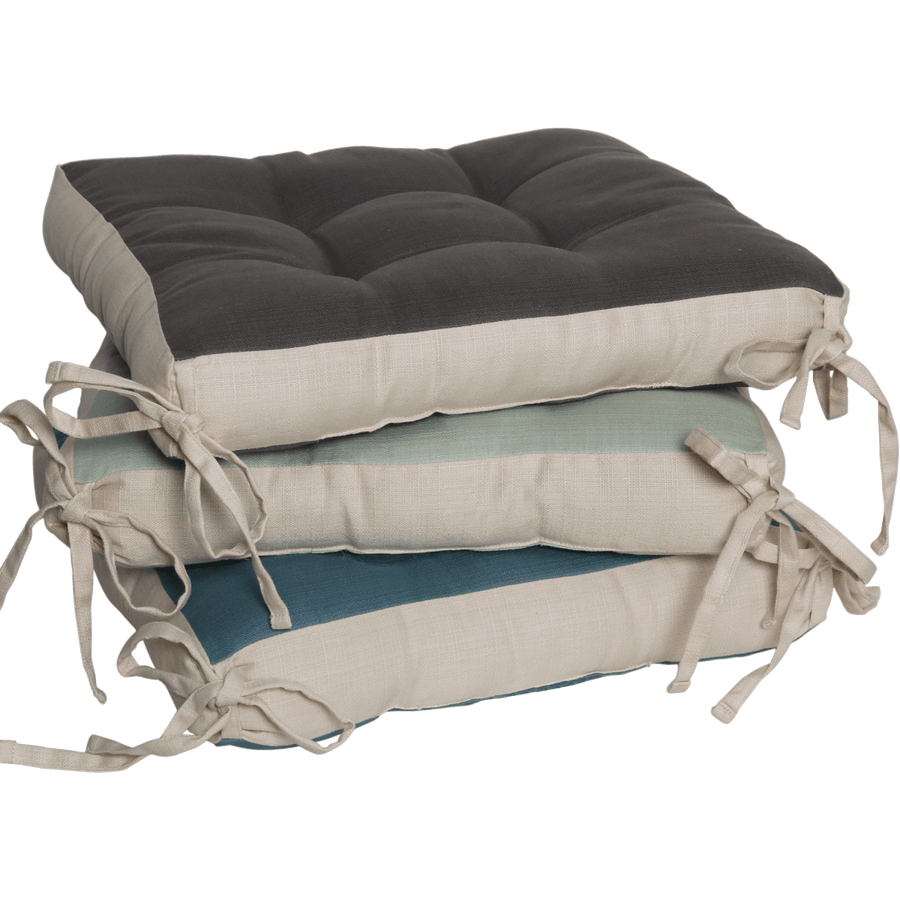 CHAIR COVER LEYA SAGE 40X40X7CM COTTON