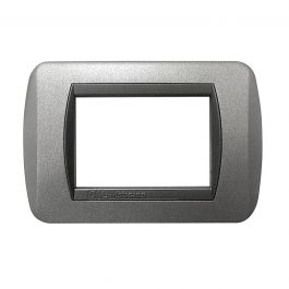 LIVING INTERNATIONAL 3 PLACE PLATE METAL SLATE