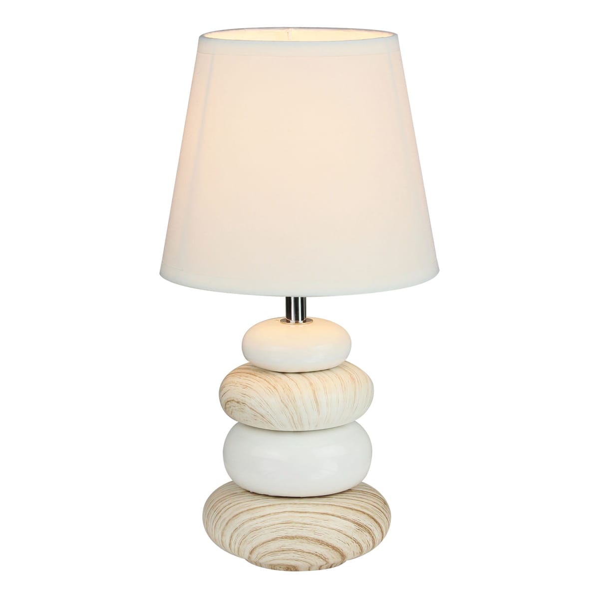 Bricocenter TABLE LAMP NEVADA FABRIC IVORYH31.6 E14=40W