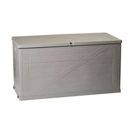 WOOD TRUNK 420LT DOVE GREY 120X56X63H.CM WOOD FINISH