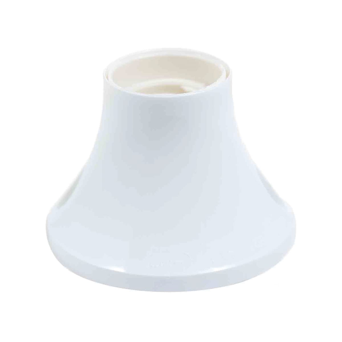 Bricocenter CEILING LAMP HOLDER E27 PLASTIC WHITE