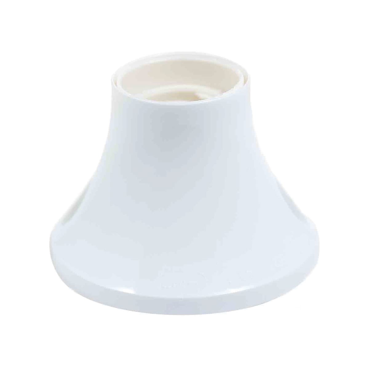 CEILING LAMP HOLDER E27 PLASTIC WHITE