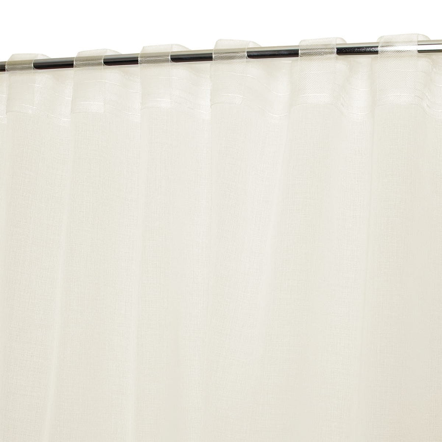 Bricocenter ACCADIA ECRU FILTER CURTAIN 140X280 WEBBING AND CONCEALED HANGING LOOP