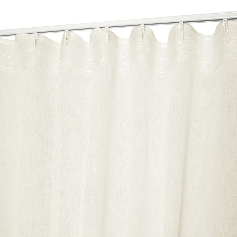 Bricocenter ACCADIA ECRU FILTER CURTAIN 140X280 WEBBING AND CONCEALED HANGING LOOP