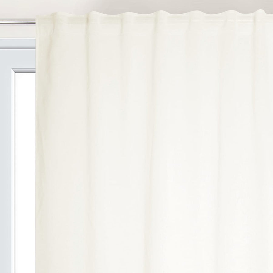 Bricocenter ACCADIA ECRU FILTER CURTAIN 140X280 WEBBING AND CONCEALED HANGING LOOP