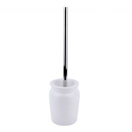 PANDORA SENSEA STANDING TOILET BRUSH HOLDER WHITE CERAMIC