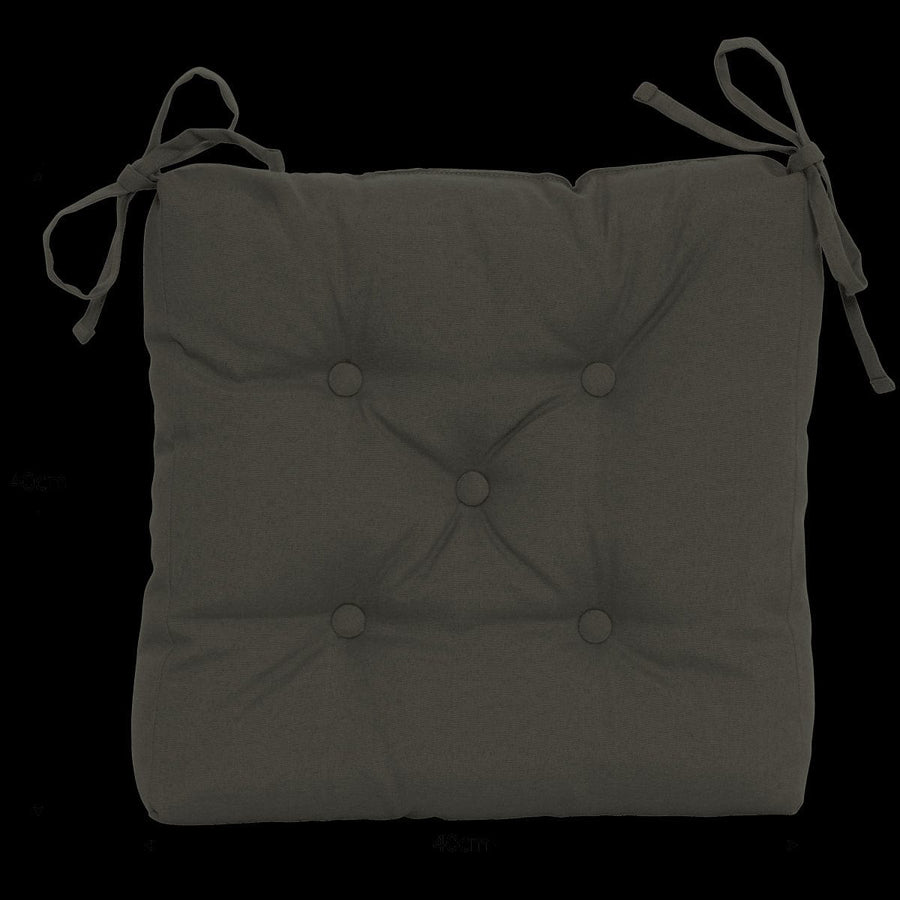 Bricocenter LUCK CHAIR COVER MOON GREY 40X40X6 CM POLYCOTTON