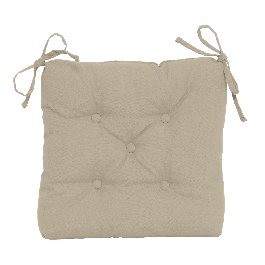 LUCK CHAIR COVER ECRU 40X40X6 CM POLYCOTTON