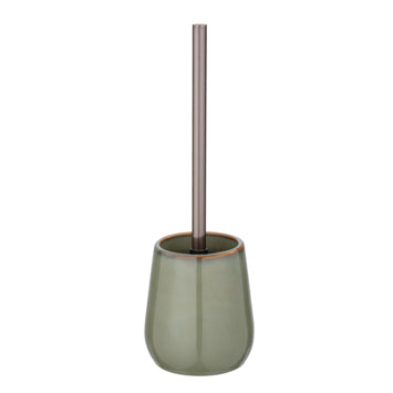 GREEN SIRMIONE CERAMIC TOILET BRUSH HOLDER