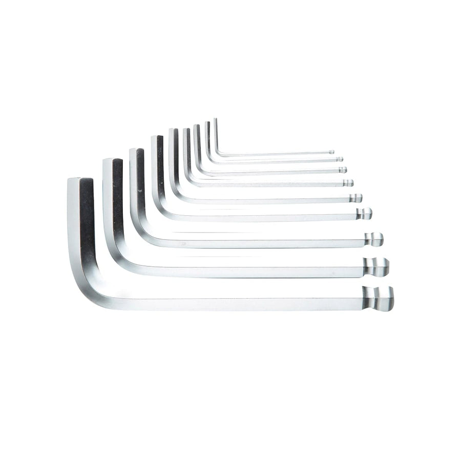 Bricocenter DEXTER HEXAGON SOCKET SPANNER SET 9-PIECE ASSORTED STEEL SIZES