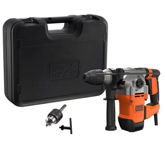 BLACK&DECKER 1250W DEMOLITION HAMMER, 3.7J, SDS PLUS CHUCK