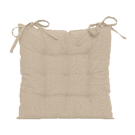 SET OF 4 POPY CHAIR COVERS 38X38 CM COTTON ECRU