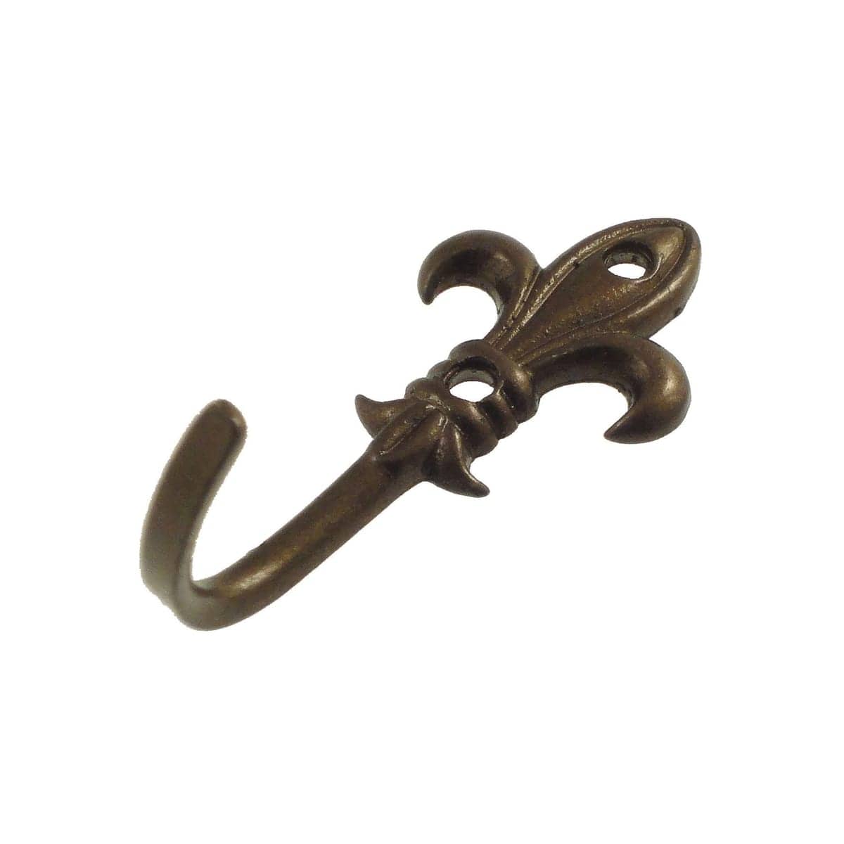 Bricocenter LILY HOOK WITH SCREWS AND PLUGS BRONZED