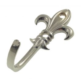 LILY HOOK WITH SCREWS AND PLUGS CHROME-PLATED