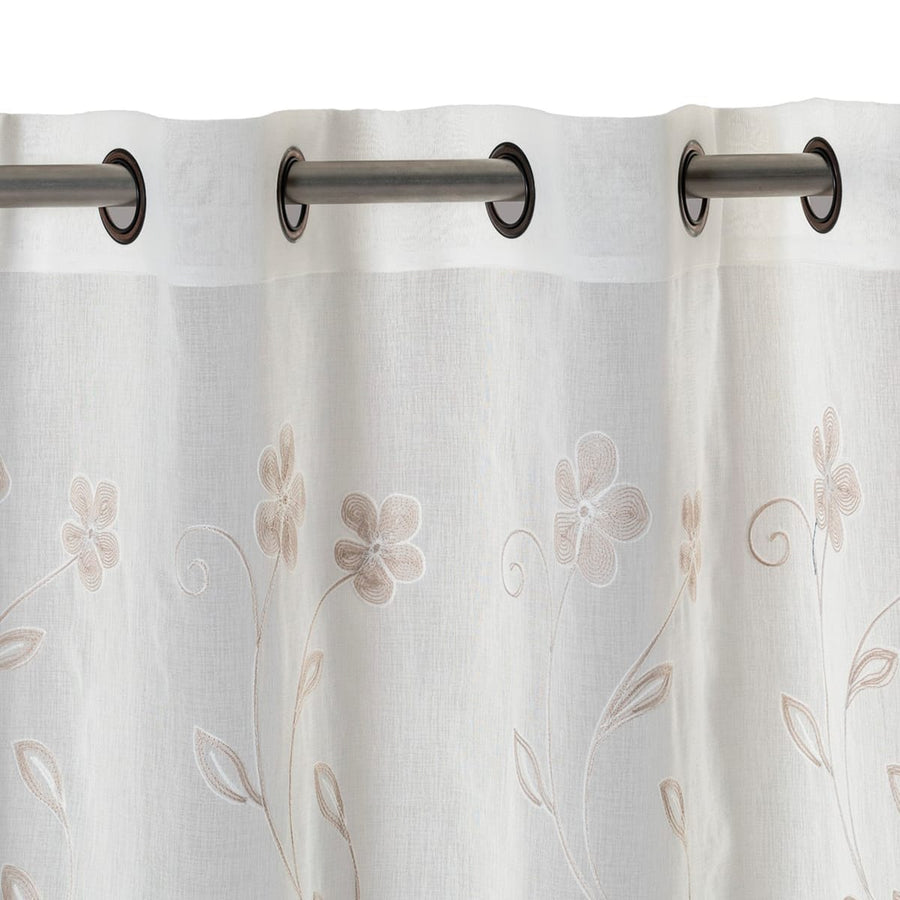 Bricocenter SCARLET ECRU FILTER CURTAIN 140X280 WITH EYELETS