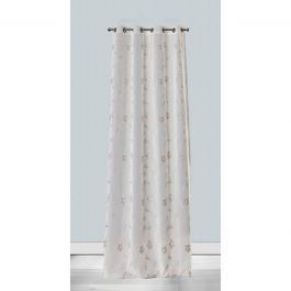 SCARLET ECRU FILTER CURTAIN 140X280 WITH EYELETS