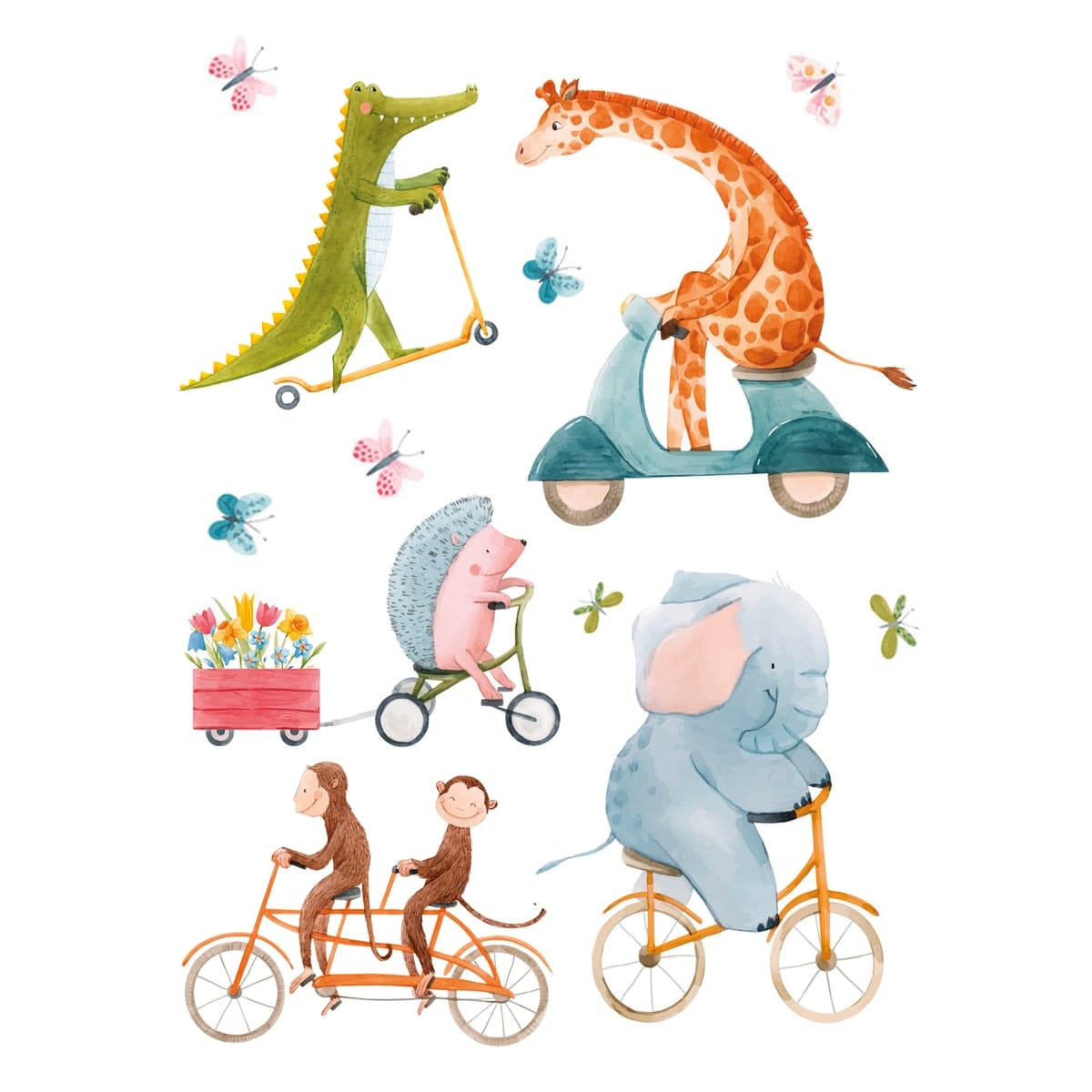 Bricocenter WALL STICKER KIDS BICYCLES 1FG 47X67CM