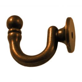 VENUS HOOK WITH SCREWS AND PLUGS BRONZED