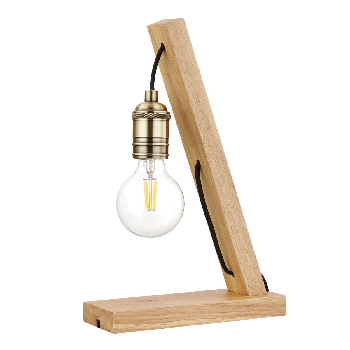 PYTHA NATURAL WOOD TABLE LAMP E27=60W