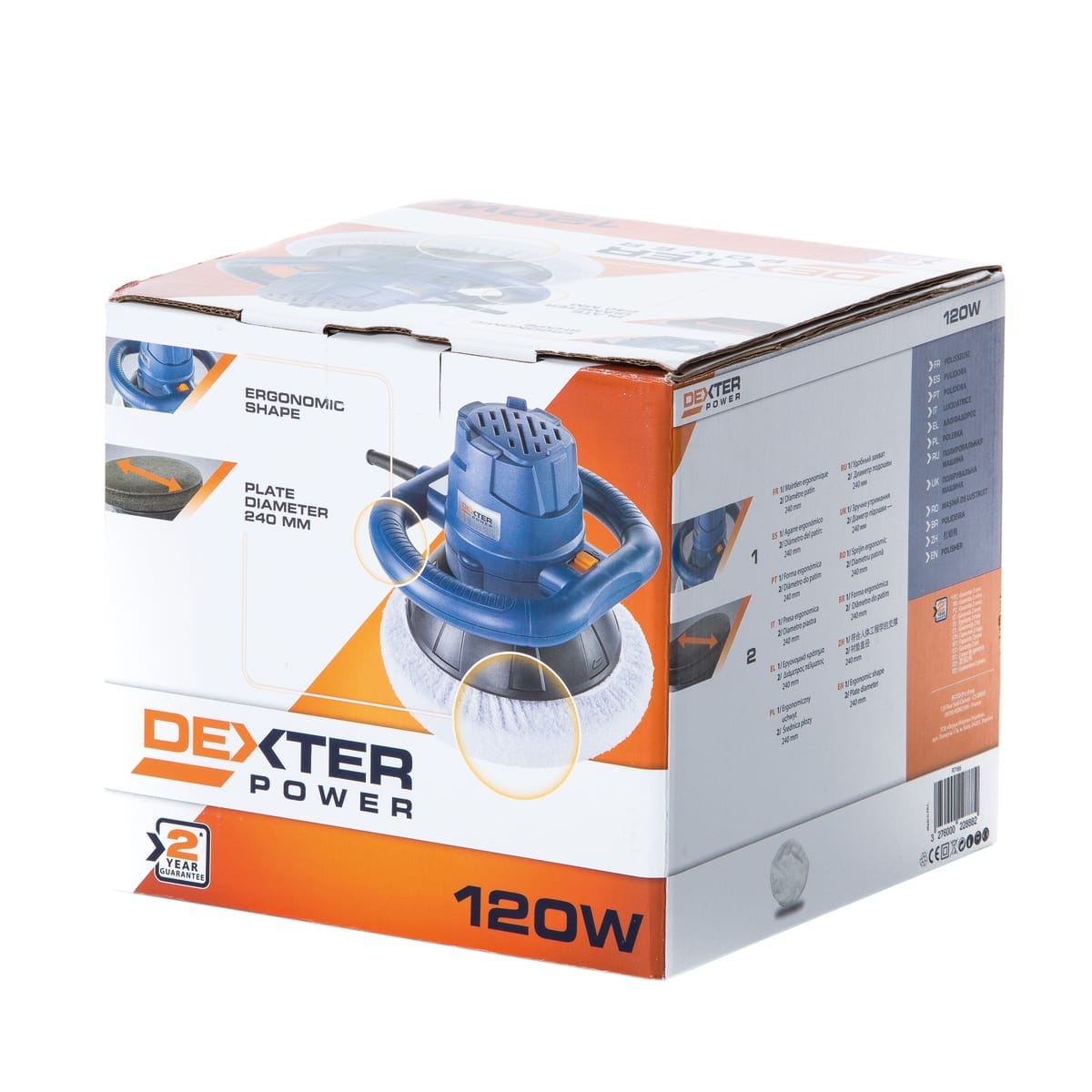 Bricocenter DEXTER POWER POLISHER DIAMETER 240MM 120 WATTS