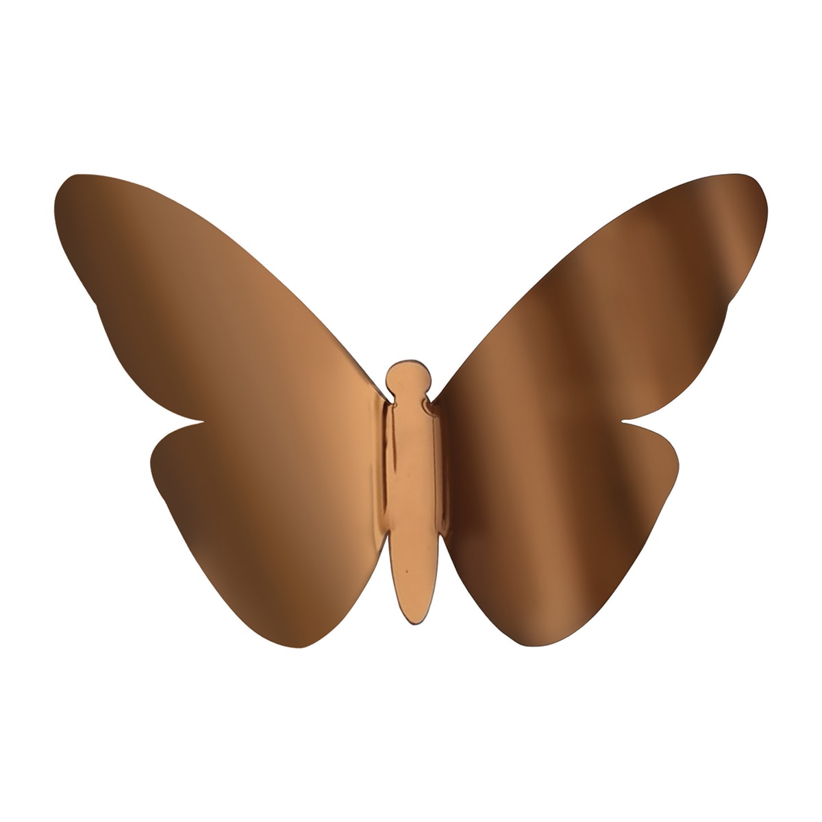 ADHESIVE 3D BUTTERFLY SHAPES BRONZE 32X12CM