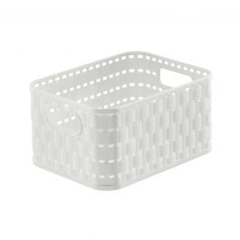 COUNTRY BASKET A6 18.3X13.7X9.8 CM 2LT WHITE
